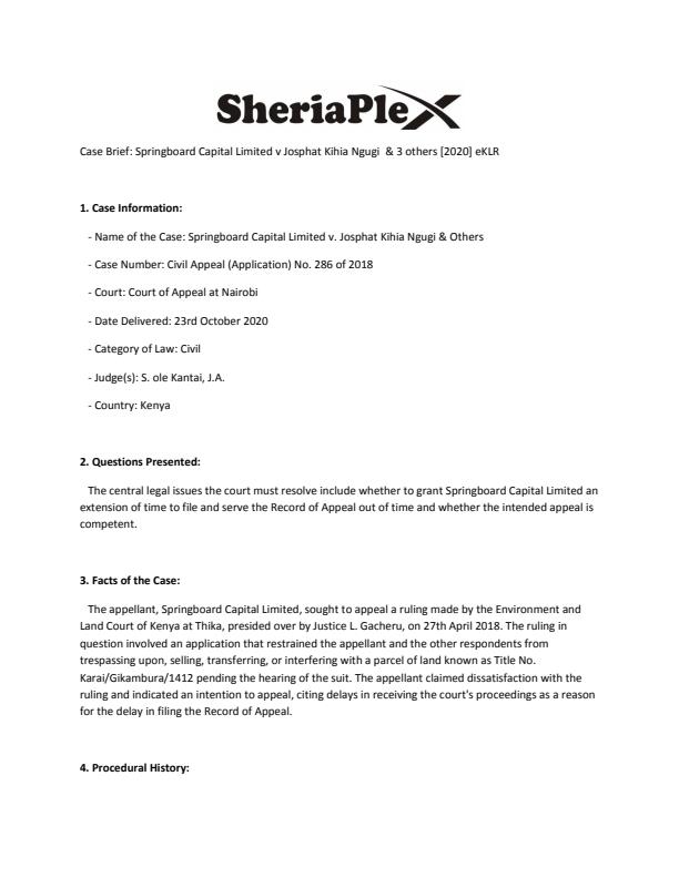 Springboard-Capital-Limited-v-Josphat-Kihia-Ngugi--3-others-[2020]-eKLR-Case-Summary_2577_0.jpg